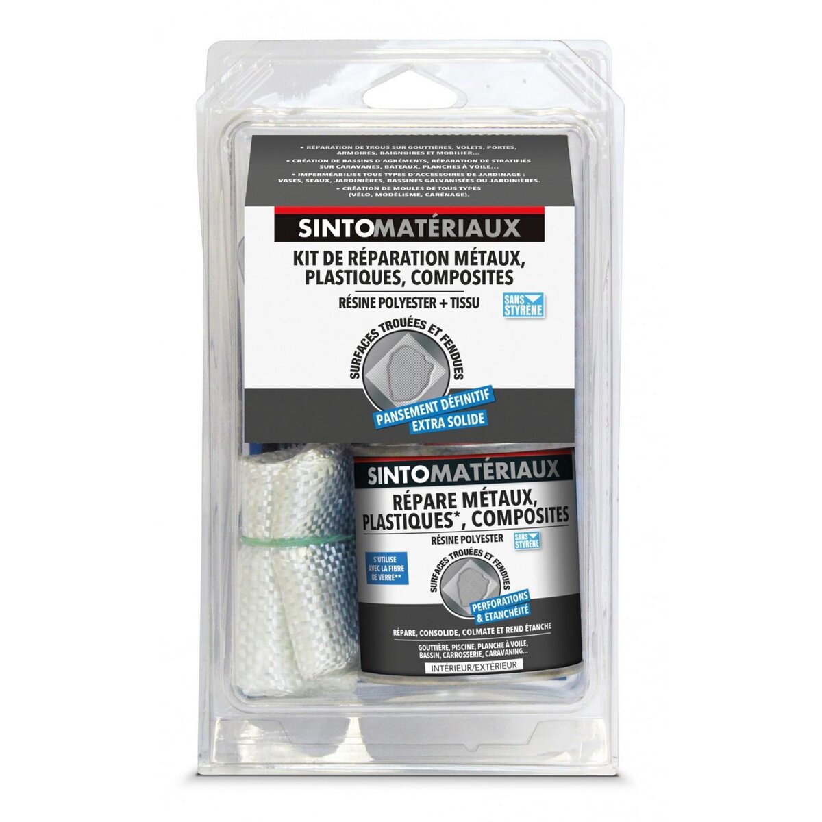 CENTRALE BRICO Résine Sinto materiaux kit reparation SINTO, 250 ml