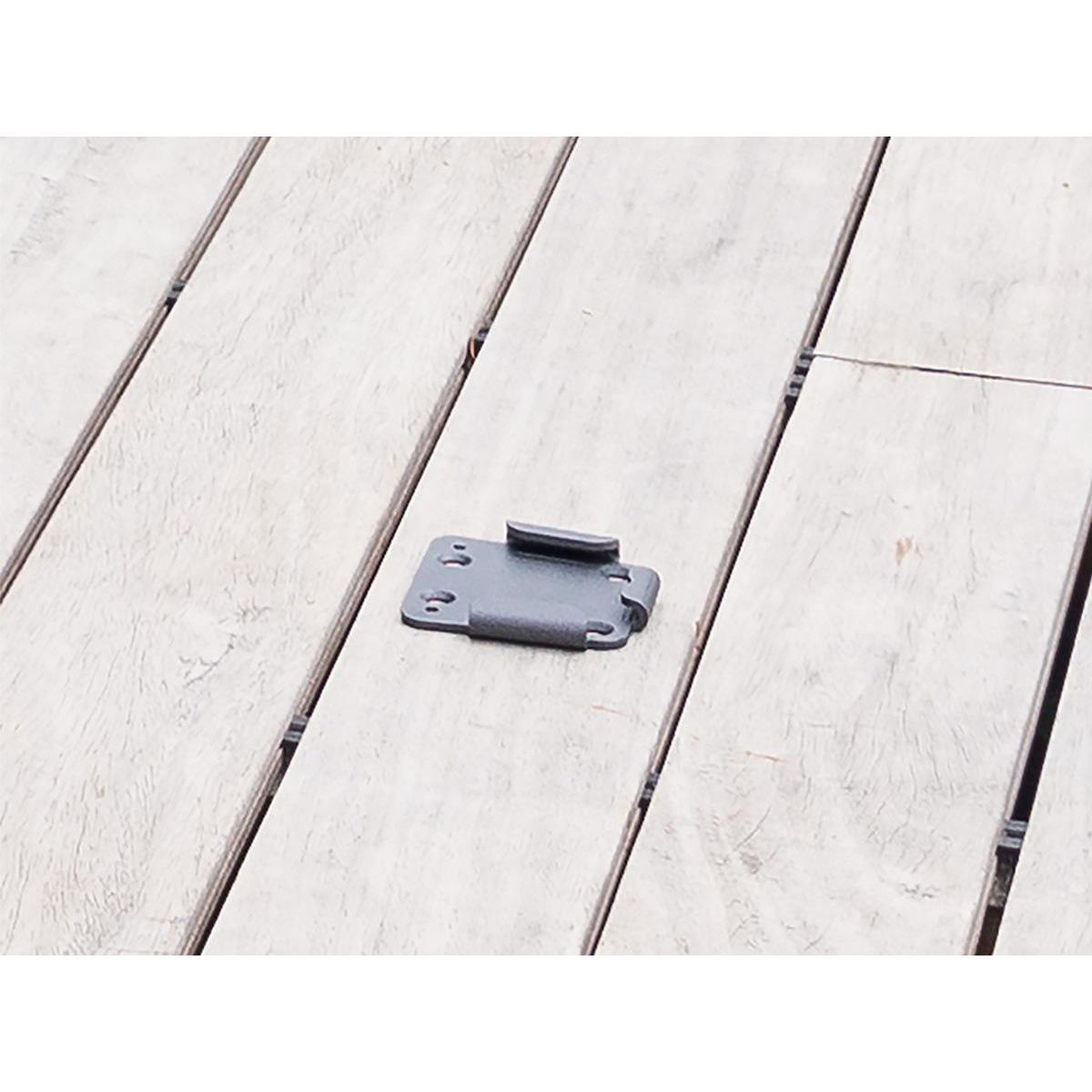 HESPERIDE Paravent rétractable de terrasse Antao graphite - 3 x 1,80 m - Hespéride