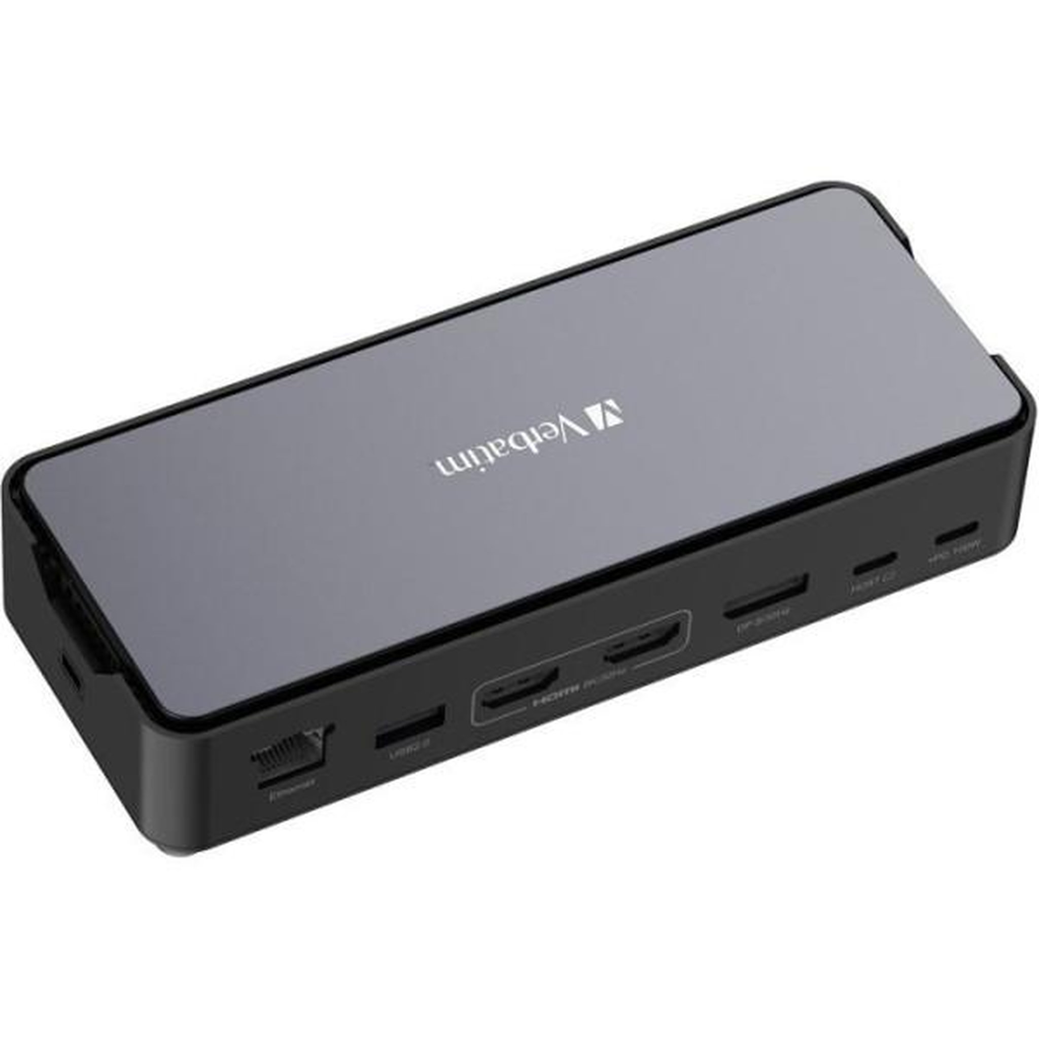 Voir la diapositive 1 : Verbatim Station d'accueil portable USB-C 3.2 - VERBATIM - Pro CDS-15SSD - Avec SSD 256 Go inclus - Gris