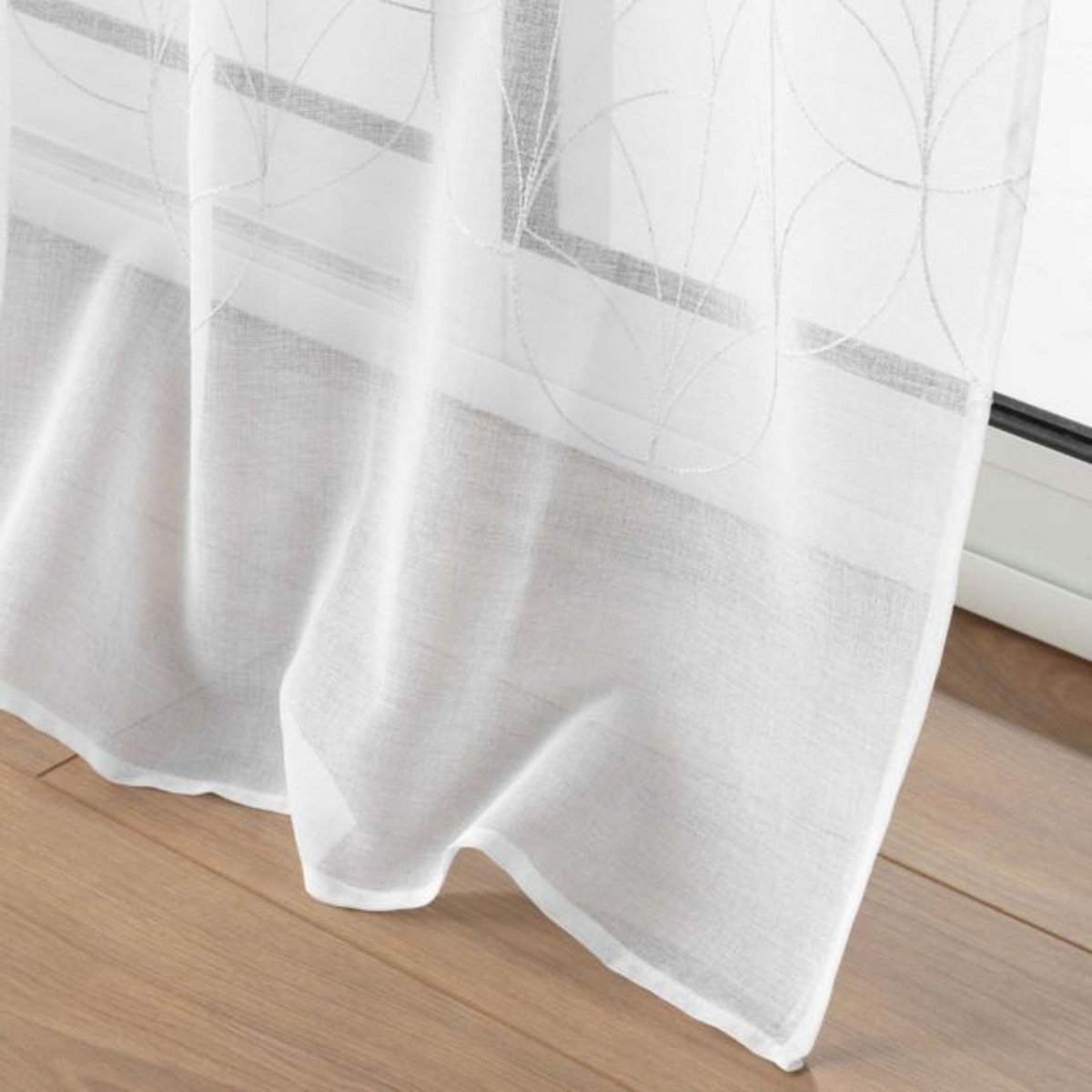 Paris Prix Rideau Voilage à Œillets  Felicia  140x240cm Blanc