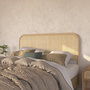 Voir la diapositive 2 : Rendez vous déco Tête de lit 140 cm en rotin naturel-Grace