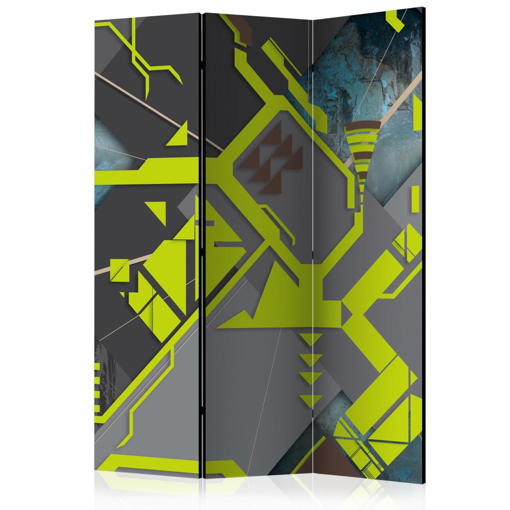 Paris Prix Paravent 3 volets  dynamic paths  135x172cm