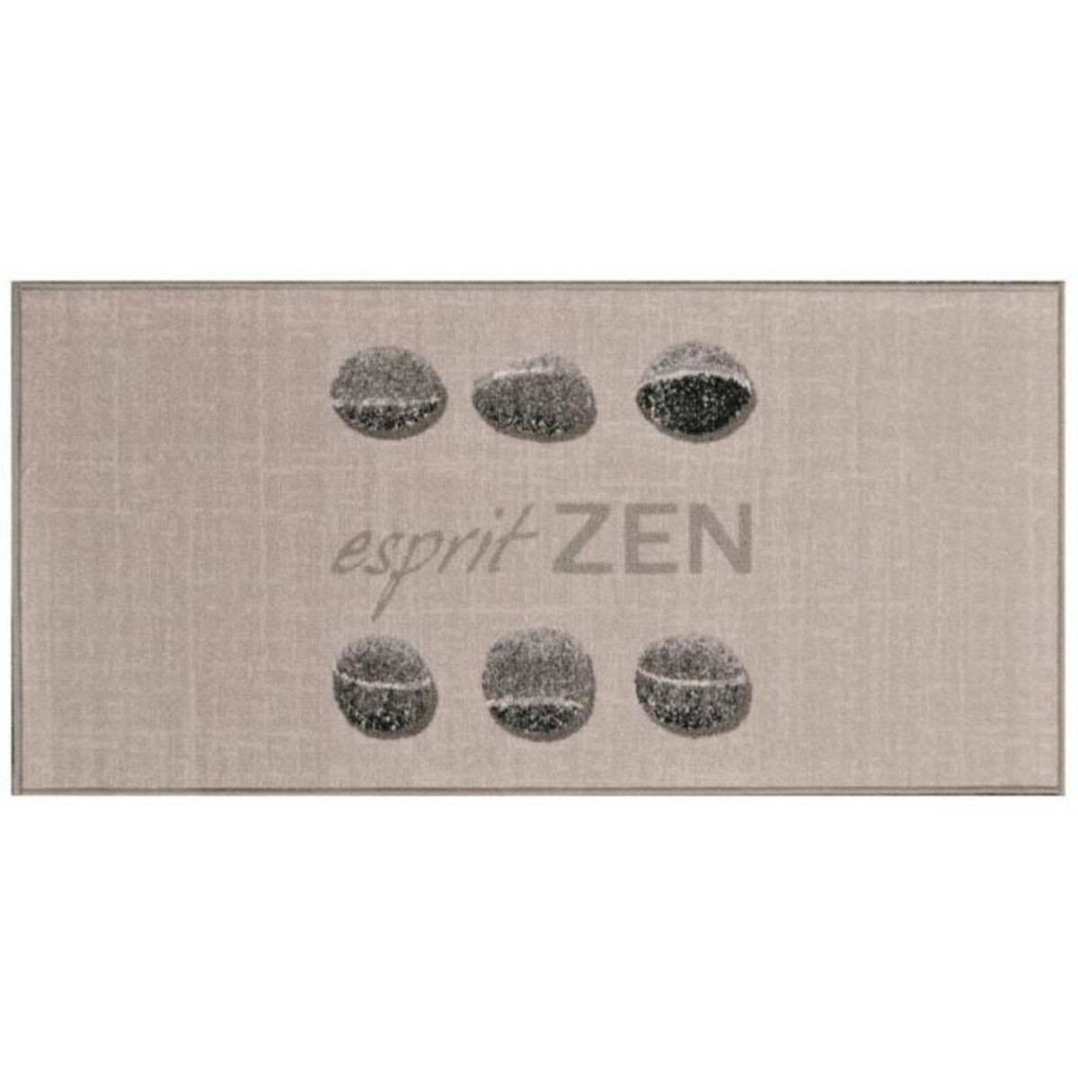 Paris Prix Tapis Galets  Esprit Zen  50x120cm Beige