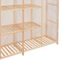 Voir la diapositive 4 : VIDAXL Garde-robe Blanc 173x40x170 cm Tissu
