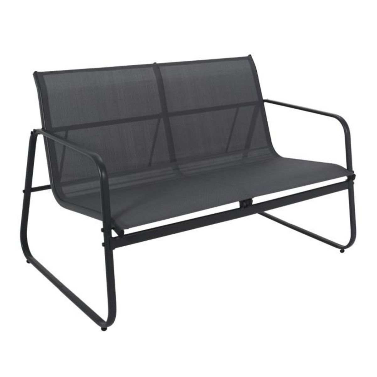 Paris Prix Salon de Jardin 4 Places  Samoa  112cm Gris