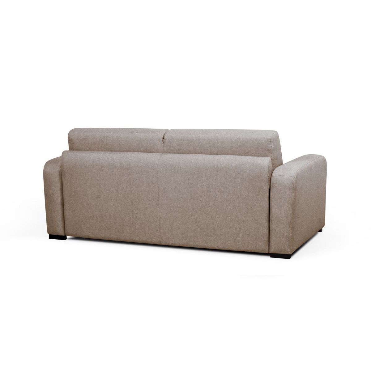 Canapé convertible système couchage express matelas 160x200 13cm 3 places en tissu  DYLAN 