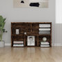 Voir la diapositive 3 : VIDAXL Bibliotheque/Buffet chene fume 50x25x80 cm bois d'ingenierie