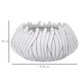Voir la diapositive 6 : Paris Prix Cache-Pot Design en Relief  Honduras  40cm Blanc