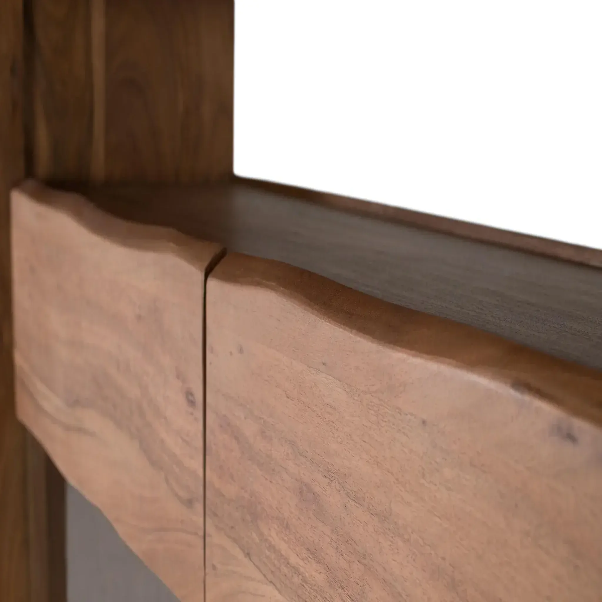 Voir la diapositive 4 : GINER Y COLOMER SL Buffet en bois d'acacia 130cm style rustique moderne