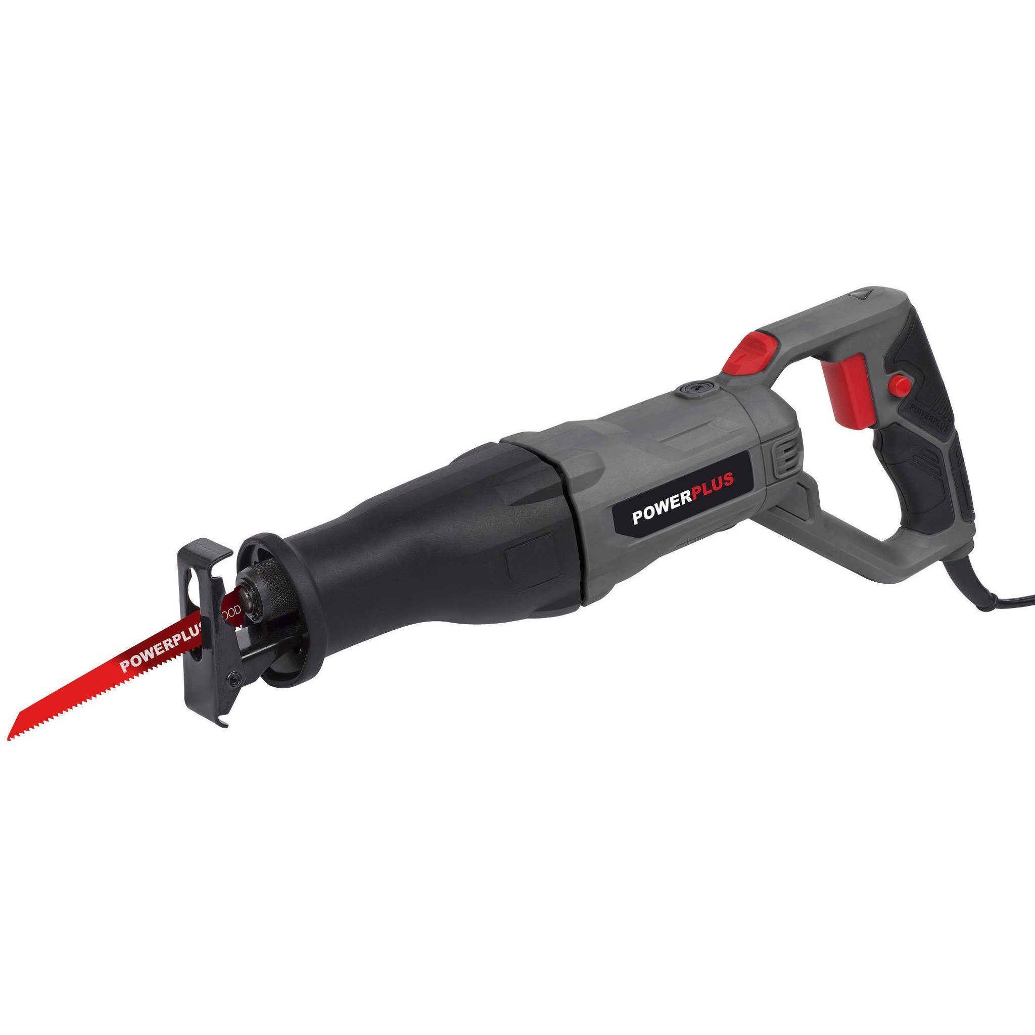 Voir la diapositive 1 : POWERPLUS Scie sabre 710w à tête rotative 180°