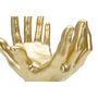 Voir la diapositive 4 : Paris Prix Mains Déco en Résine  Signe Peace  24cm Or