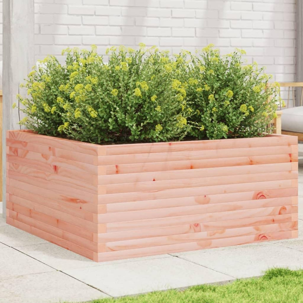 VIDAXL Jardiniere 100x100x46 cm bois massif de douglas