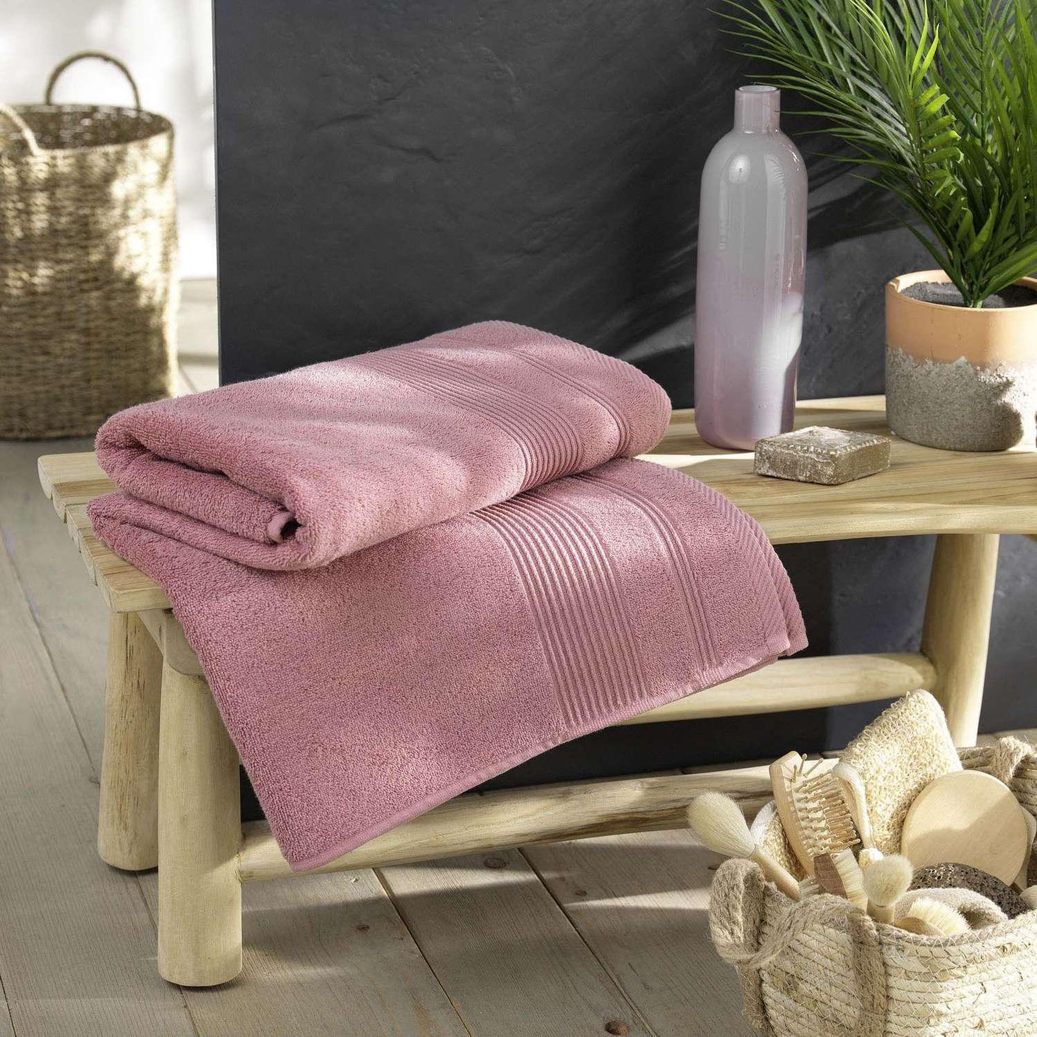 Voir la diapositive 3 : Douceur d'Intérieur Drap de bain DAYTA - Eponge unie