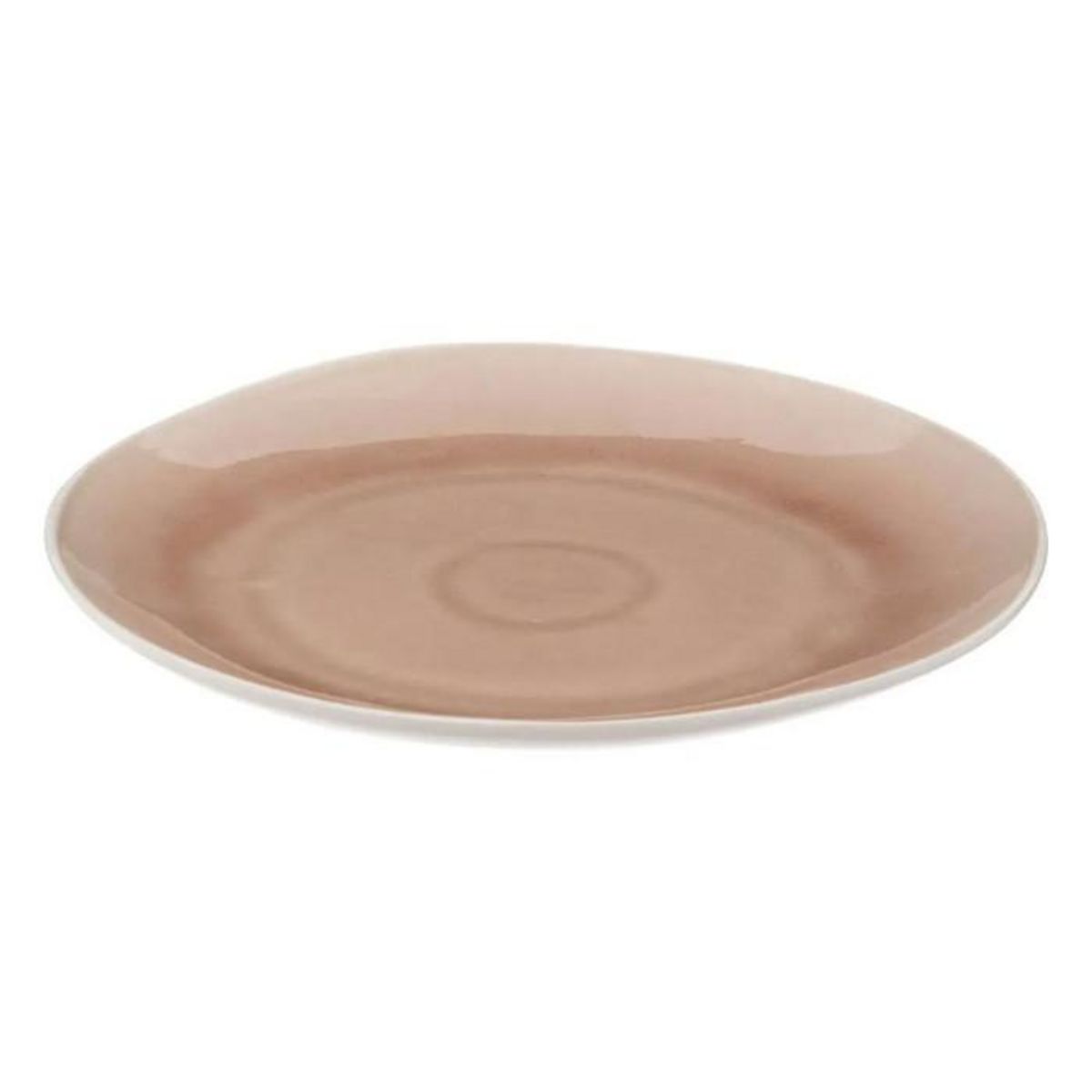SECRET DE GOURMET Lot de 6 Assiettes Plates  Esmee  27cm Nude