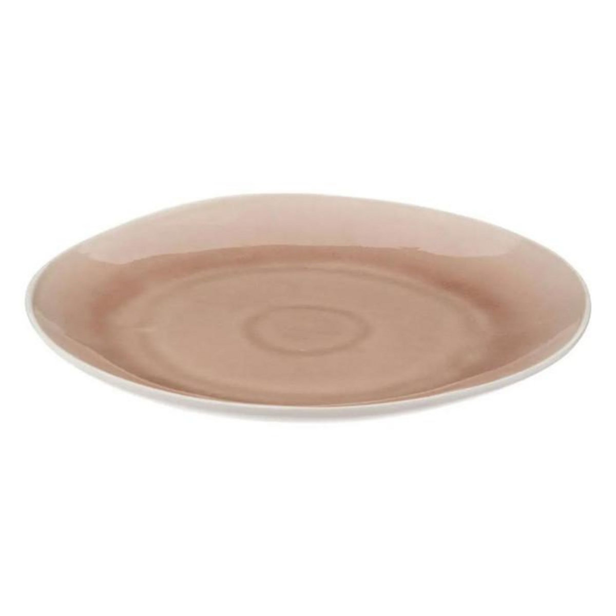 SECRET DE GOURMET Lot de 6 Assiettes Plates  Esmee  27cm Nude