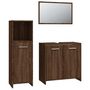 Voir la diapositive 2 : VIDAXL Ensemble de meubles de salle de bain 3 pcs Chene marron