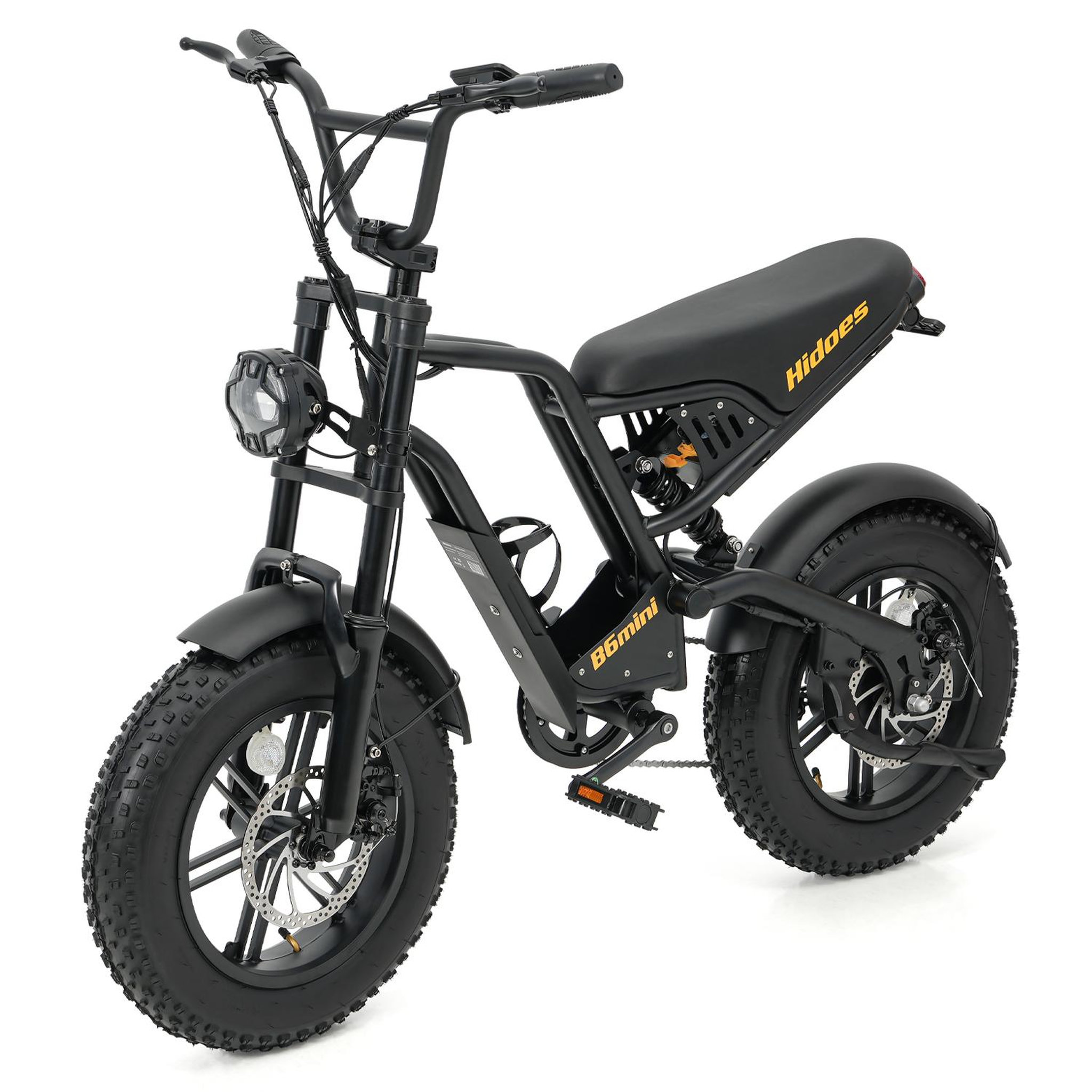 Voir la diapositive 3 : HIDOES Vélo électrique Hidoes B6 MINI, gros pneus 16 , batterie 48 V 10,4 Ah, noir