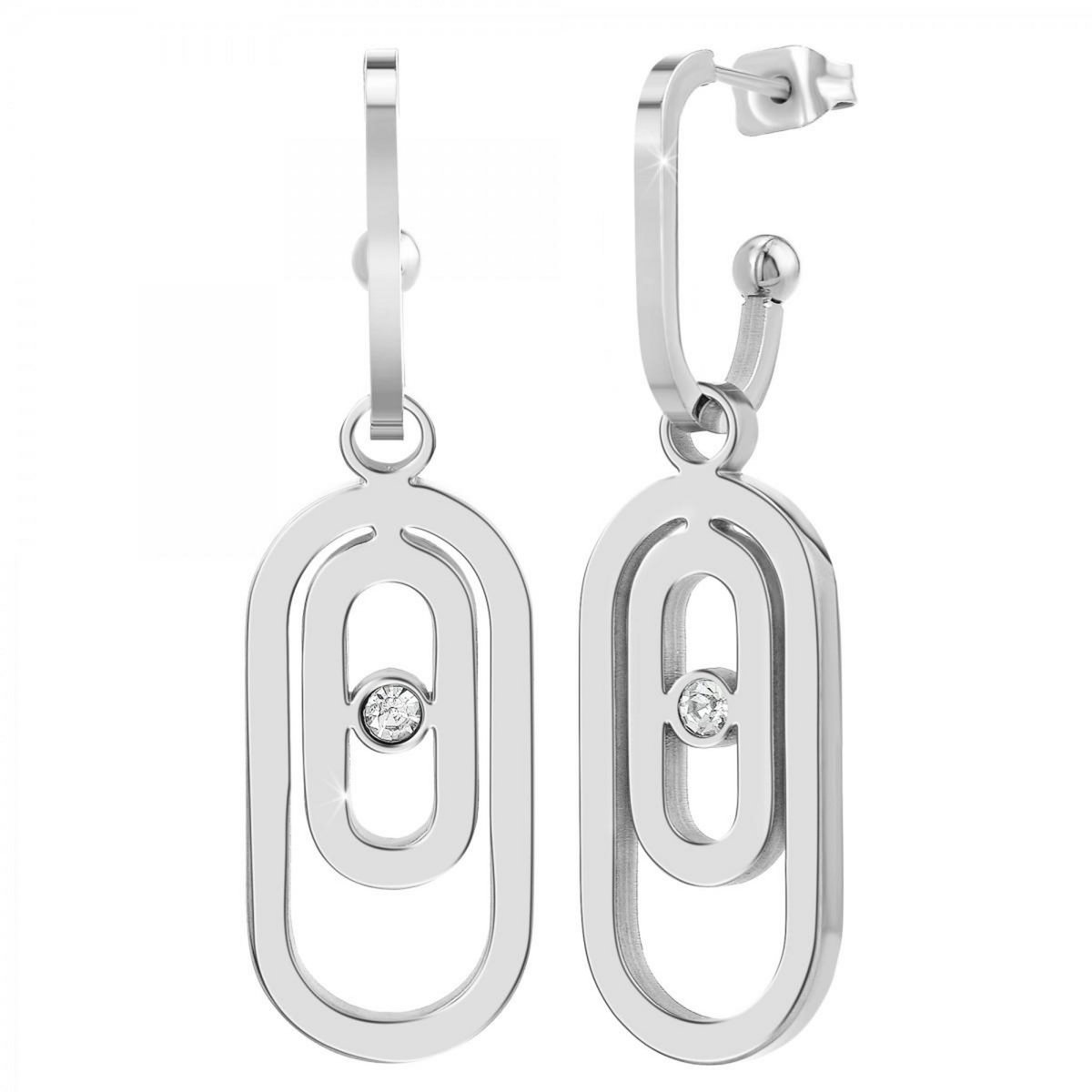 SC CRYSTAL Boucles d'oreilles par SC Crystal ornées de Zirconium