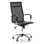 VS VENTA-STOCK Fauteuil de Bureau inclinable Slim, Hauteur réglable, Design Ergonomique
