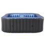 Voir la diapositive 5 : MSpa Spa gonflable carré 6 places - 0825