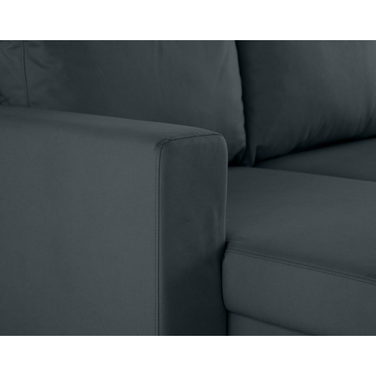 BEST MOBILIER Nordic - canapé d'angle réversible 4 places - convertible avec coffre - en simili