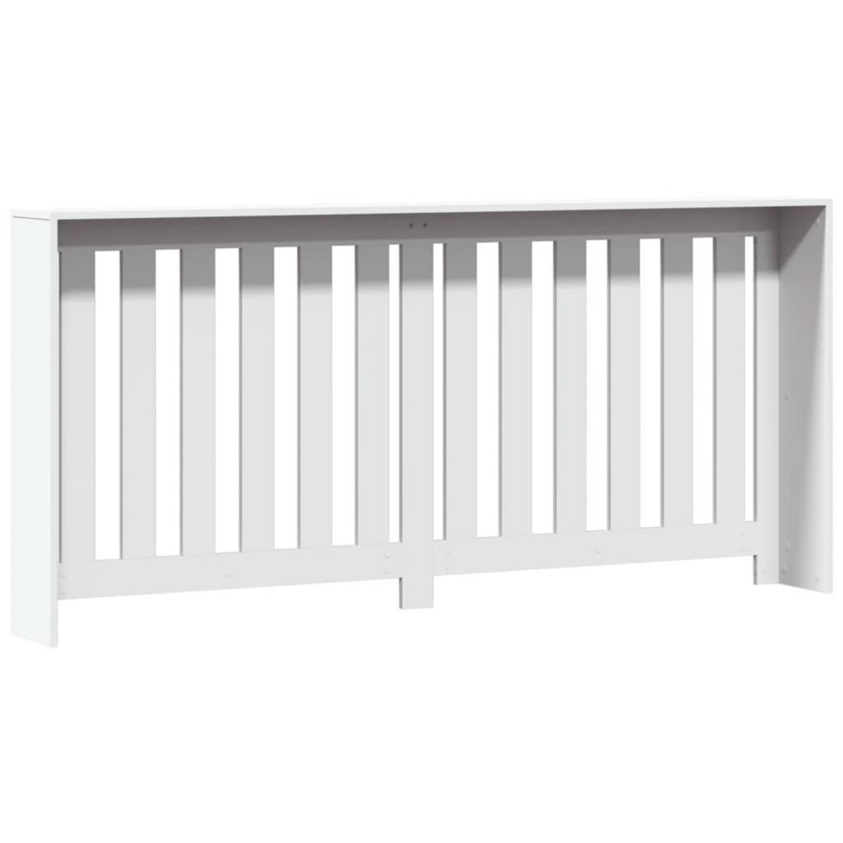 VIDAXL Cache-radiateur blanc 175x20x82 cm bois d'ingenierie