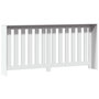 Voir la diapositive 5 : VIDAXL Cache-radiateur blanc 175x20x82 cm bois d'ingenierie