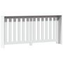 Voir la diapositive 5 : VIDAXL Cache-radiateur blanc 175x20x82 cm bois d'ingenierie