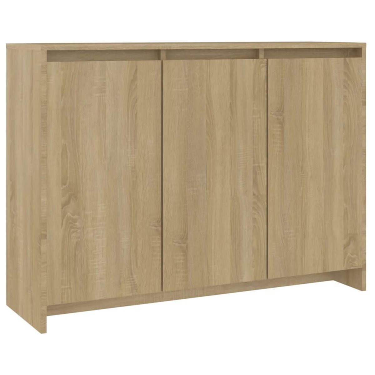 VIDAXL Buffet Chene sonoma 102x33x75 cm Bois d'ingenierie