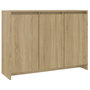 Voir la diapositive 2 : VIDAXL Buffet Chene sonoma 102x33x75 cm Bois d'ingenierie