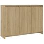 Voir la diapositive 2 : VIDAXL Buffet Chene sonoma 102x33x75 cm Bois d'ingenierie