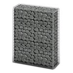 VIDAXL Panier de gabion avec couvercle Fil galvanise 100 x 80 x 30 cm