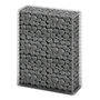 Voir la diapositive 1 : VIDAXL Panier de gabion avec couvercle Fil galvanise 100 x 80 x 30 cm