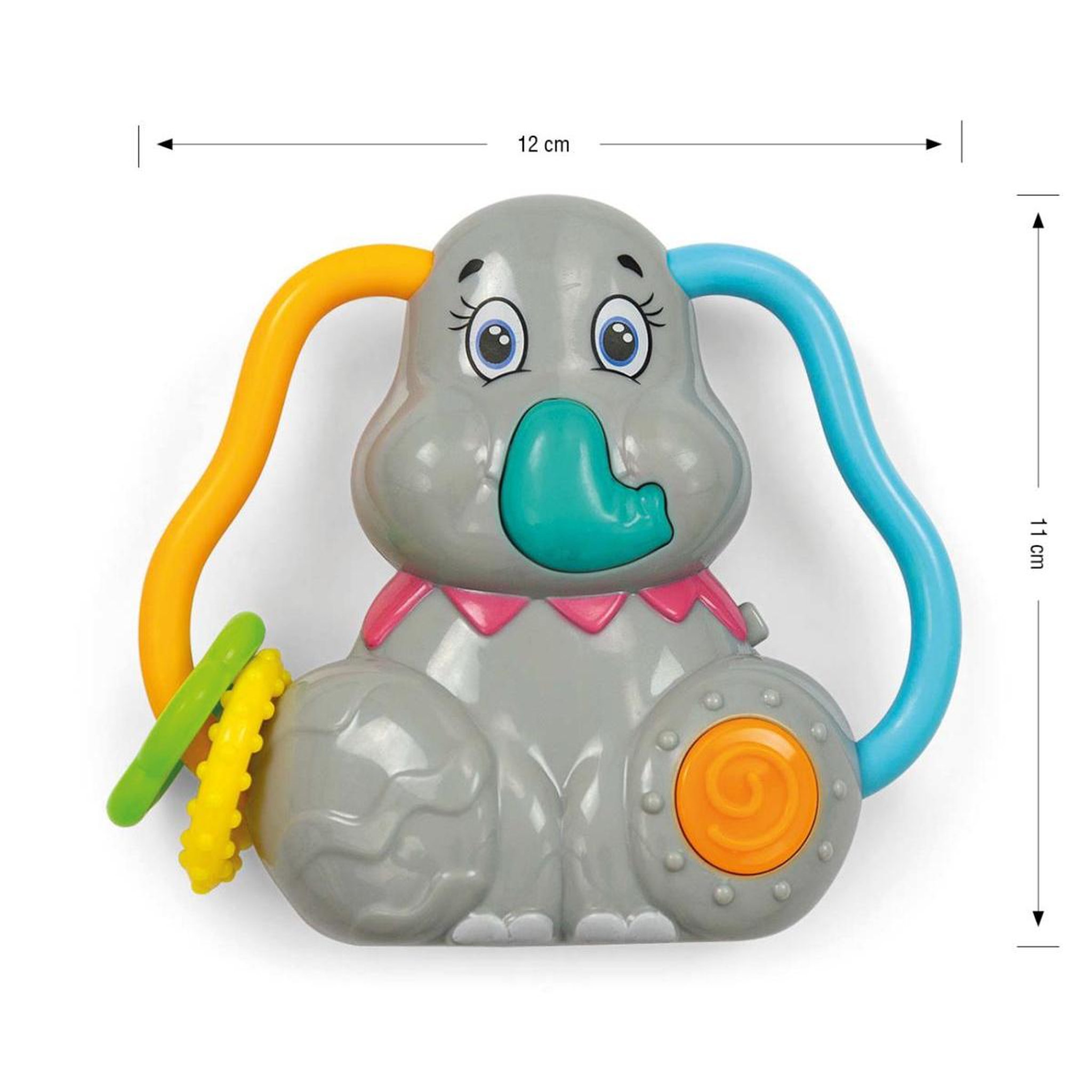 Voir la diapositive 2 : MILLY MALLY Hochet musical  - Éléphant musical