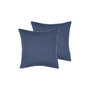 Voir la diapositive 4 : Sensei Maison Parure housse de couette percale de coton avec 2 taies 65x65 cm LINQUIST