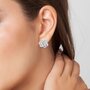SC CRYSTAL Boucles d'oreilles argentées par SC Crystal