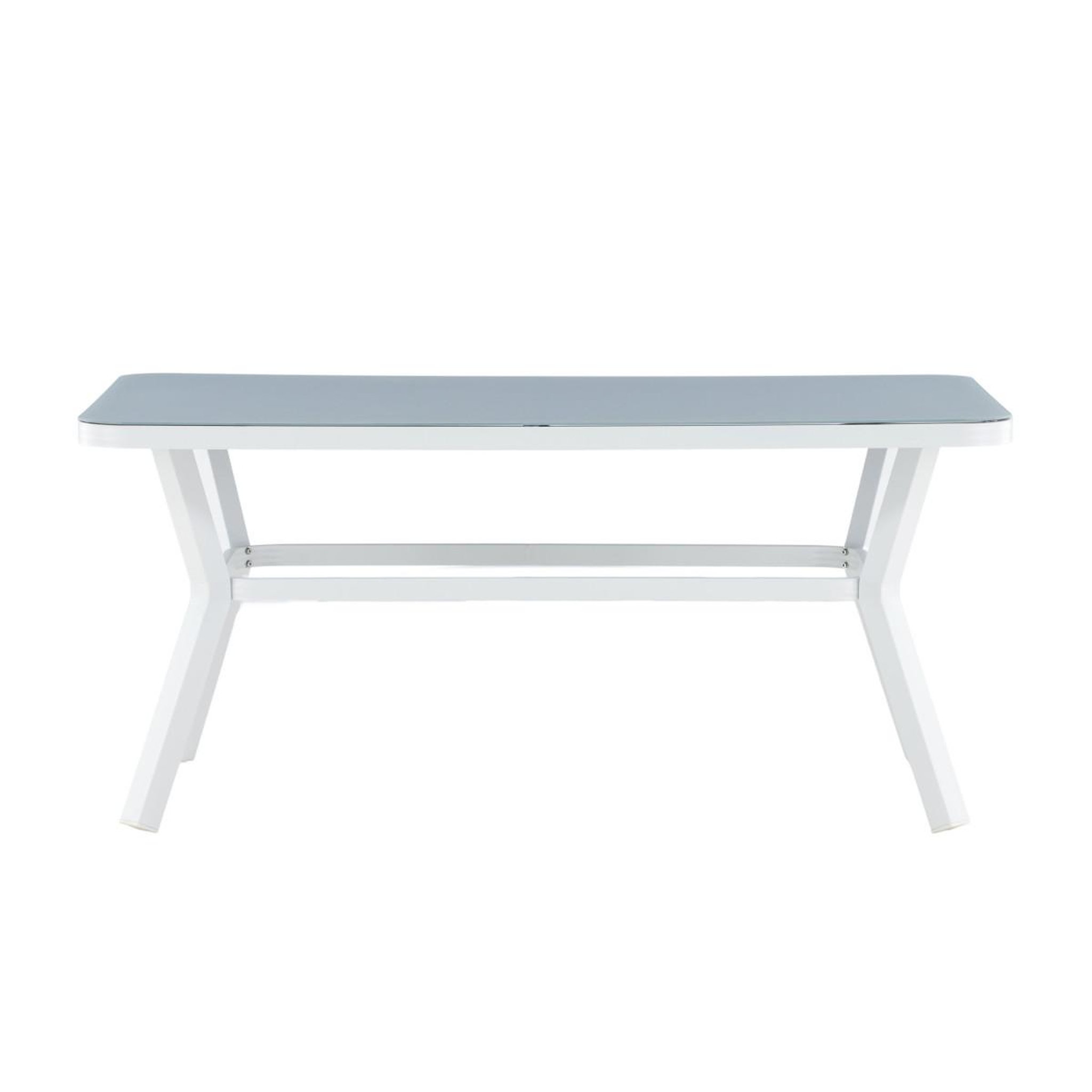 Voir la diapositive 4 : Paris Prix Table de jardin  virya  160cm blanc & gris