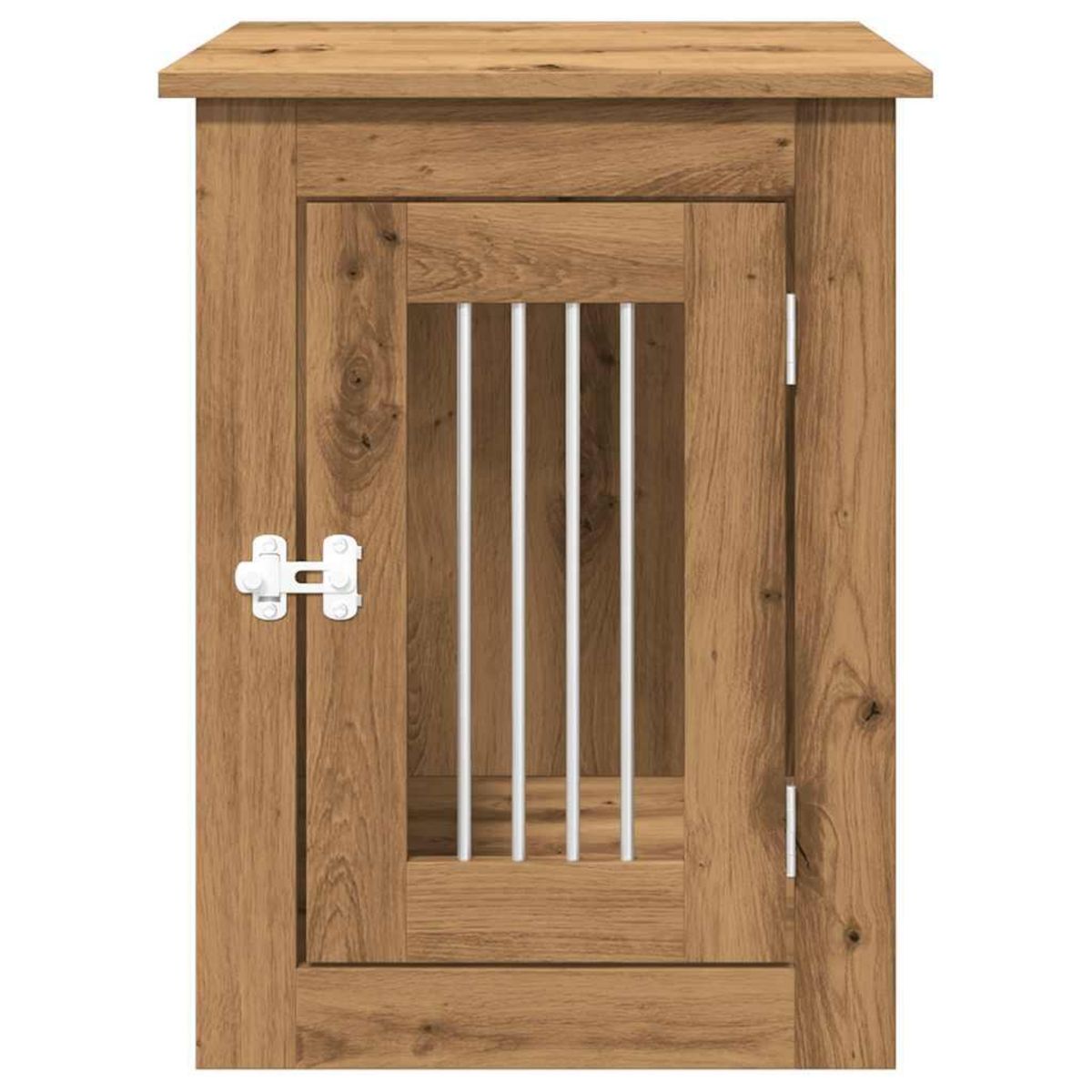 VIDAXL Meuble de cage pour chiens chene artisanal 45x62x59 cm