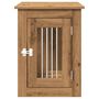 Voir la diapositive 4 : VIDAXL Meuble de cage pour chiens chene artisanal 45x62x59 cm