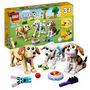 Voir la diapositive 2 : LEGO Creator 31137 - Adorables chiens,  Figurines de Teckel, Carlin, Caniche, Jouet de Construction