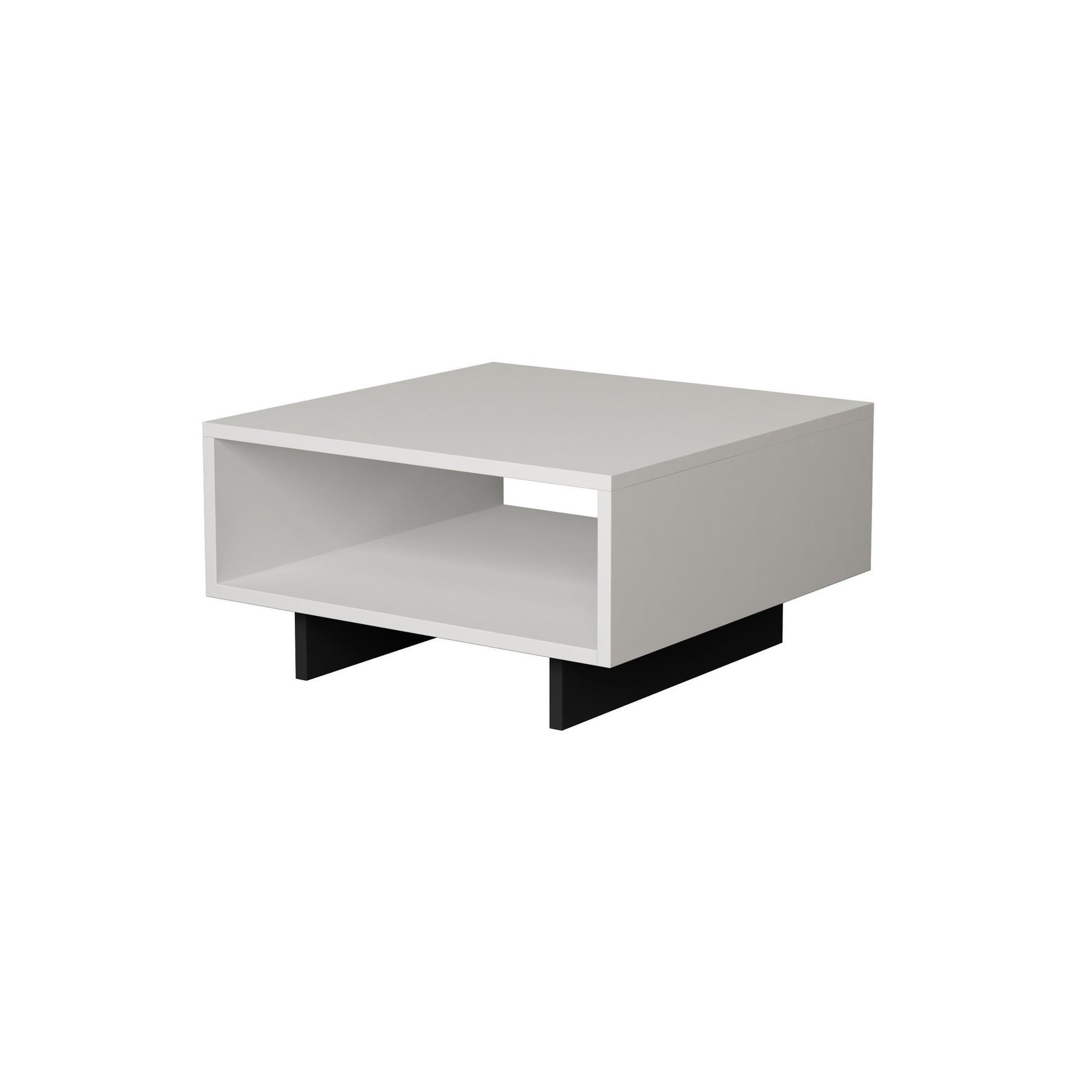 Habitat et Jardin Table basse en bois  Hola  - 60 x 60 x 32 cm - Blanc