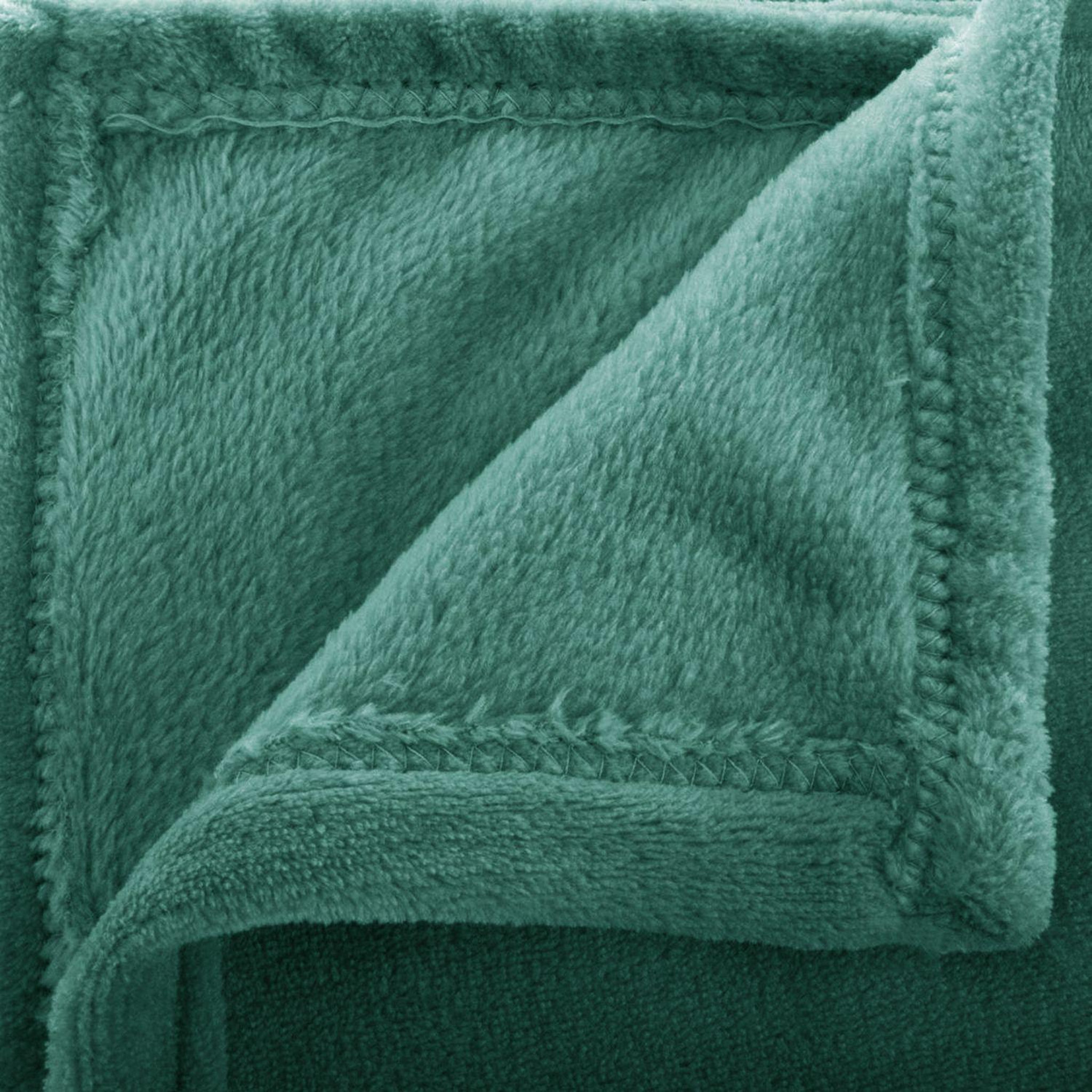 Voir la diapositive 3 : ATMOSPHERA Grand plaid en Flanelle uni