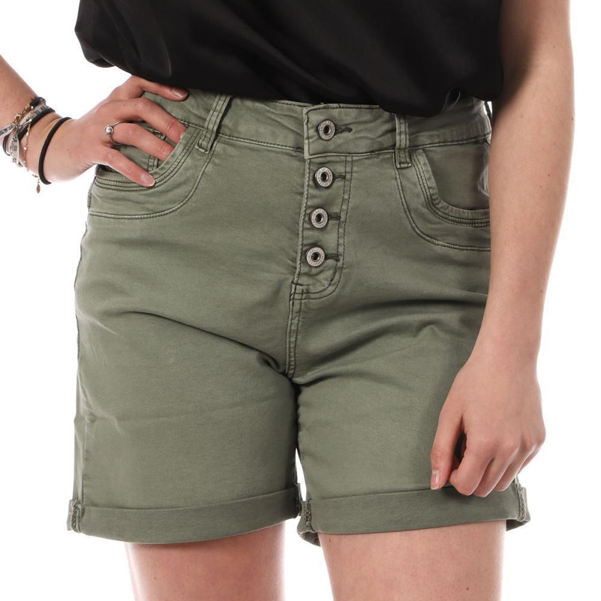 MONDAY PREMIUM Short Kaki Femme Monday Premium Please. Coloris disponibles : Vert