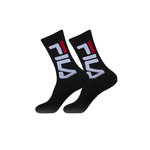 FILA Lot de 2 Paires de Chaussettes Tennis 9598. Coloris disponibles : Noir