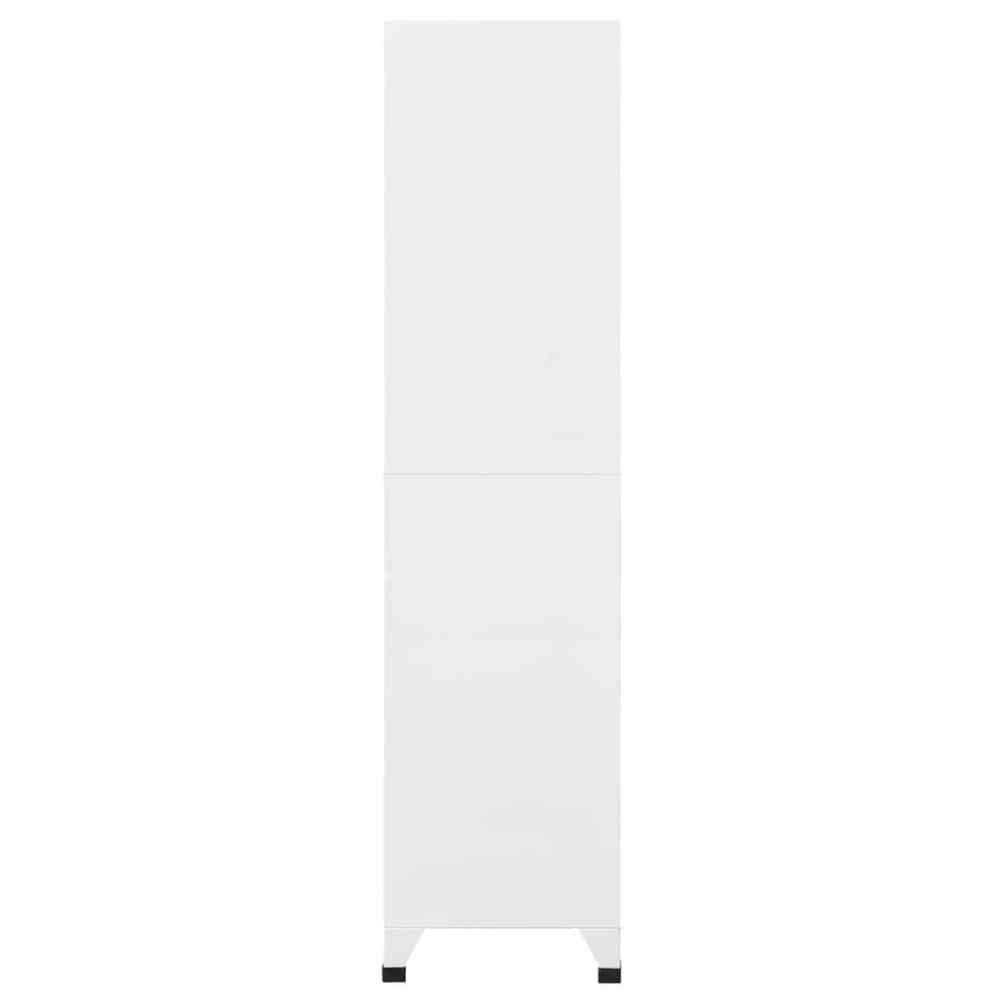 Voir la diapositive 4 : VIDAXL Armoire a casiers Blanc 90x40x180 cm Acier
