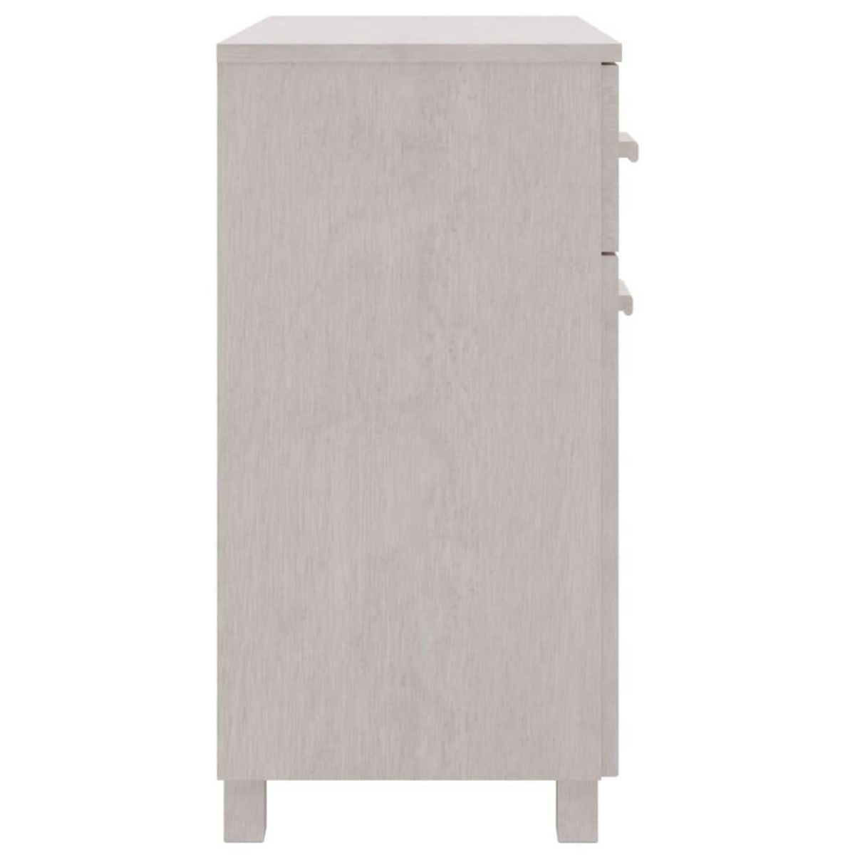 VIDAXL Buffet HAMAR Blanc 79x40x80 cm Bois massif de pin