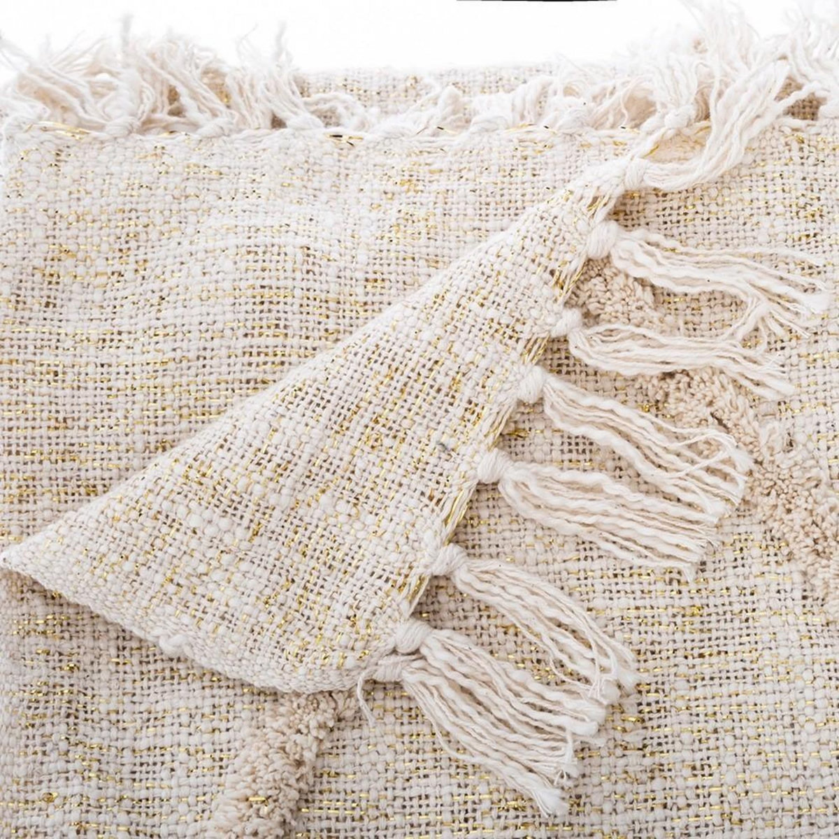 ATMOSPHERA Jeté de lit motif en relief 130x180 cm Shine