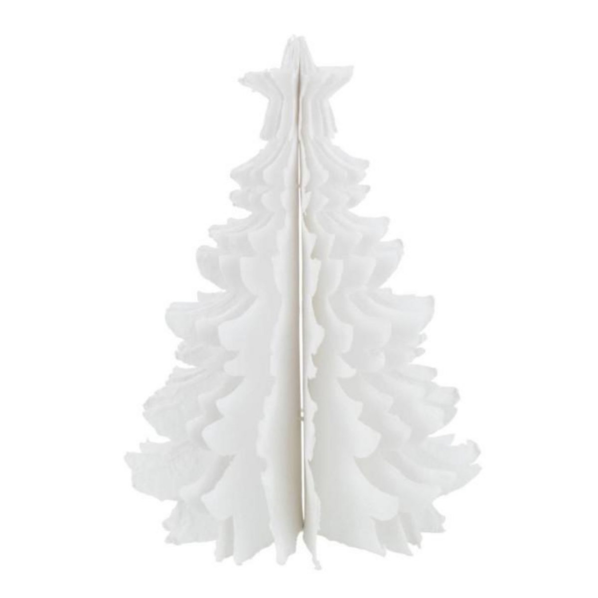 Paris Prix Sapin de Noël Étoile à Poser  Mâché  45cm Blanc