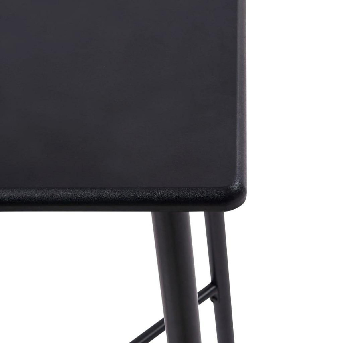 VIDAXL Table de bar Noir 60x60x111 cm MDF