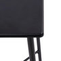Voir la diapositive 4 : VIDAXL Table de bar Noir 60x60x111 cm MDF
